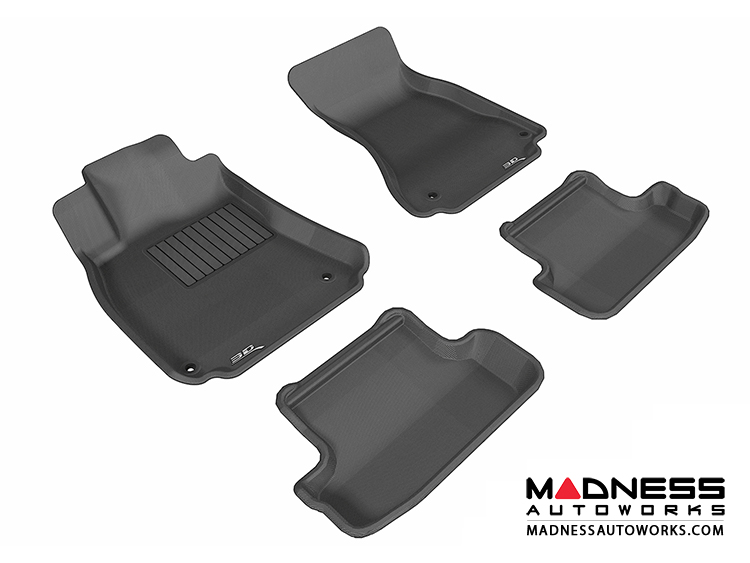 Audi A5/ S5 Floor Mats (Set of 4) - Black by 3D MAXpider (2009-2015)